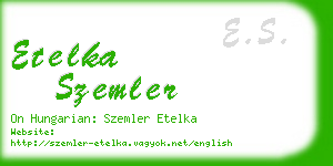 etelka szemler business card